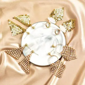 🌟 Radiant with a Vintage Charm, 925 Sterling Silver Geometric Hoop Earrings 🌟