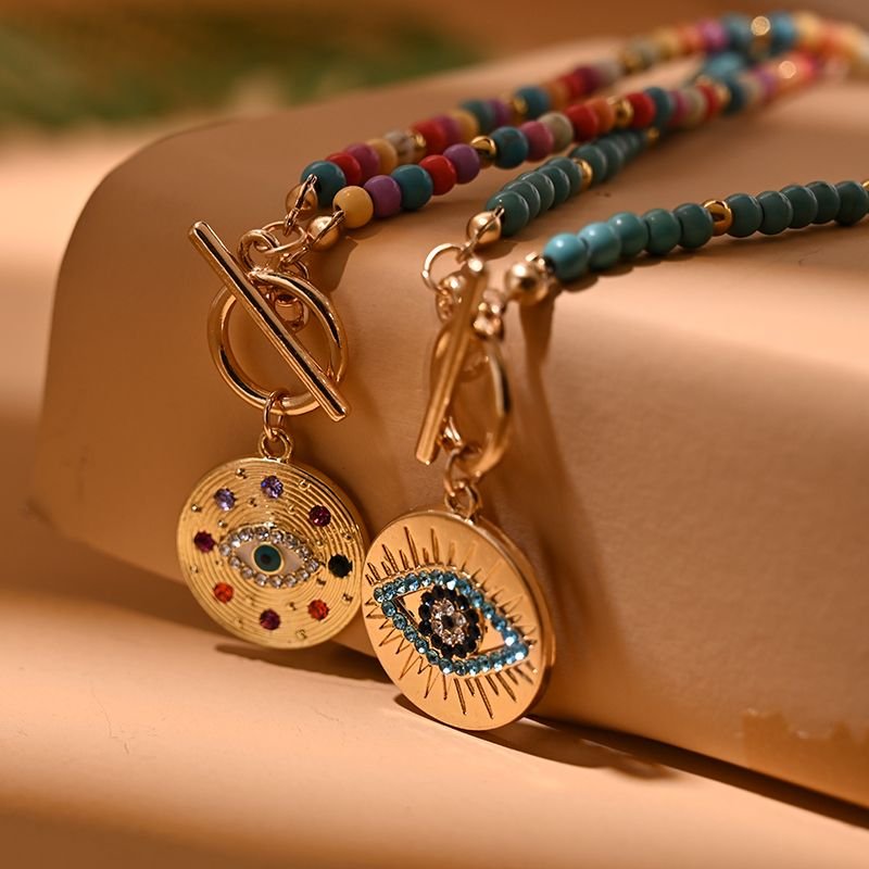 Colorful Eye Pendant Necklace - Brighten Up Your Every Day