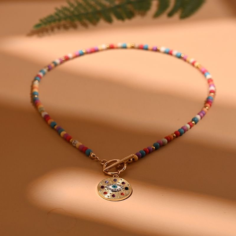 Colorful Eye Pendant Necklace - Brighten Up Your Every Day - Image 4